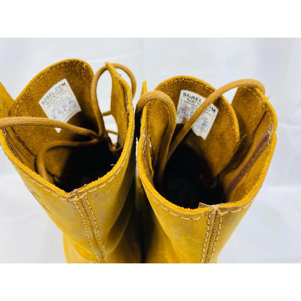 Sorel Joan of Arctic Wedge Mid Boot Ash Brown Waterproof Bootie Women's 6.5 - Picture 7 of 9